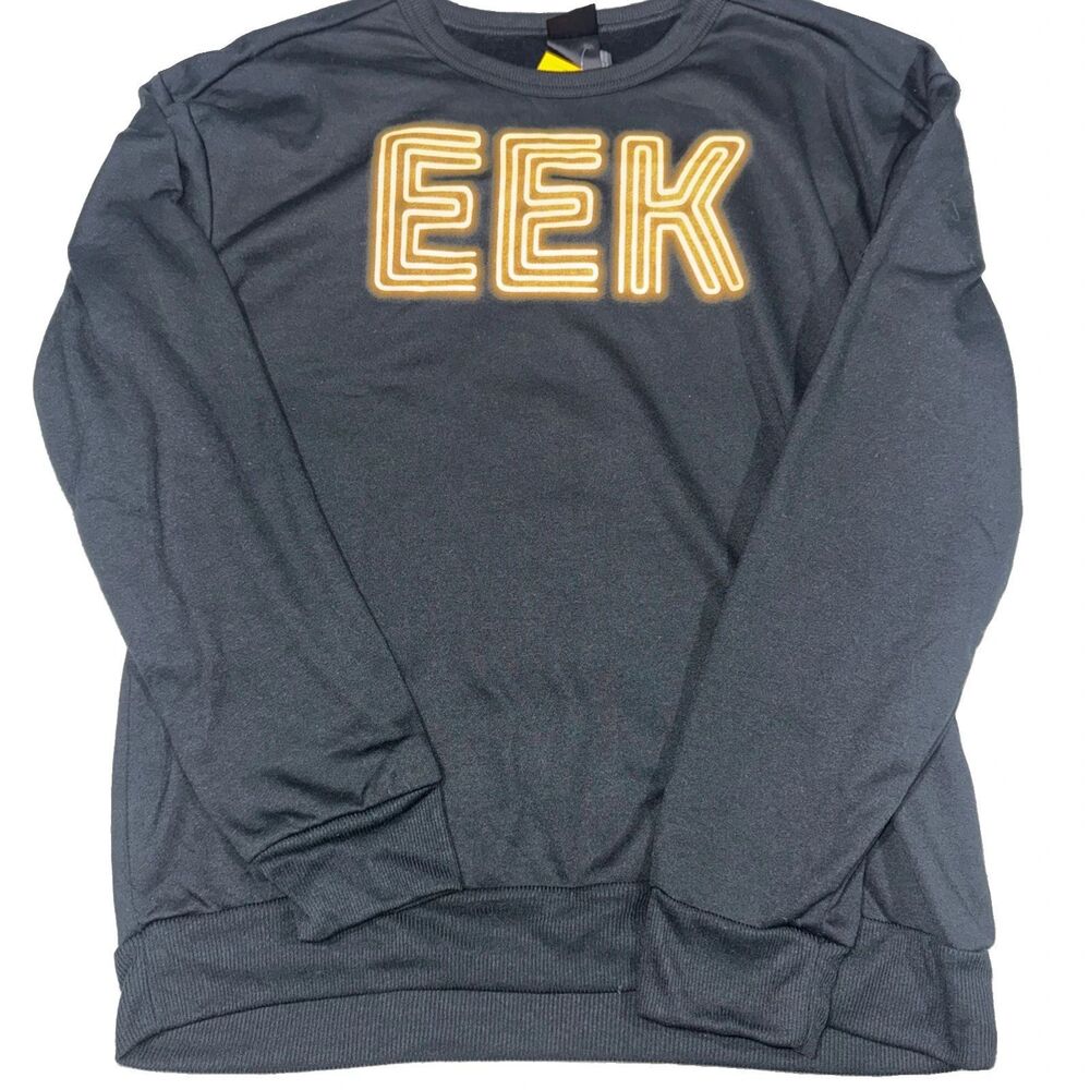 Mens Hyde and Eek Boutique! EEK Halloween Sweatshirt Pajama Top Size Med NWT